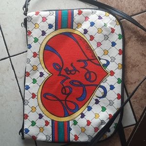 BRIGHTON "Love & Joy" crossbody tassel zip